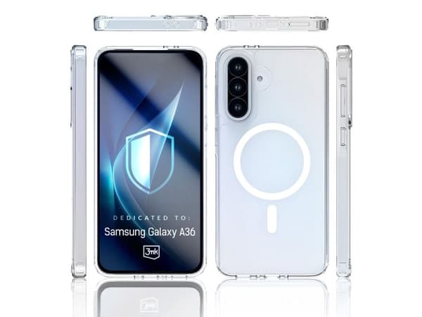 3mk Armor MagCase för Samsung Galaxy A36 - transparent