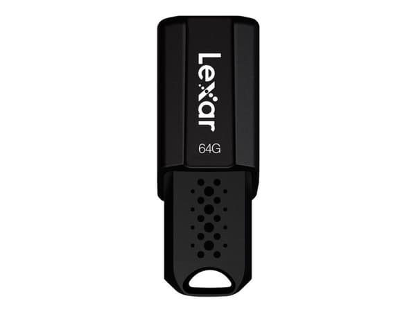 Lexar JumpDrive S80 - USB-flashdrive - 64 GB - USB 3.1 - sort