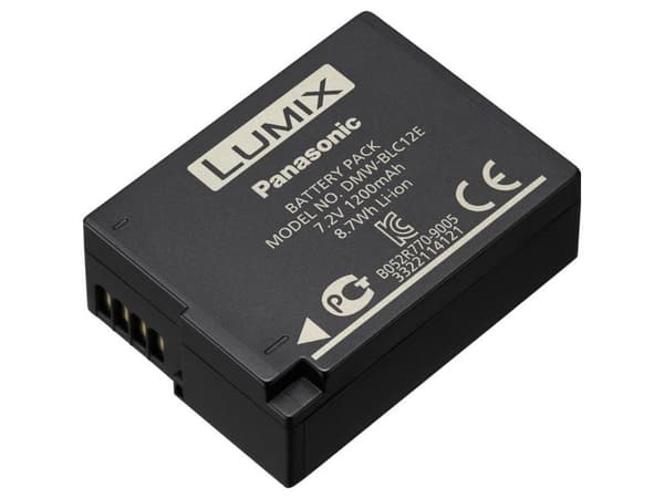 Kamerabatteri Panasonic DMW-BLC12E 7,2 V 1200 mAh DMW-BLC12E