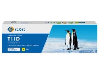 G&G NP-E-T11D4Y(PG), Gul, 60 ml, 1 styck, 5000 sidor, Enpack
