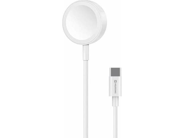 Swissten trådløs lader 3W for Apple Watch, USB-C