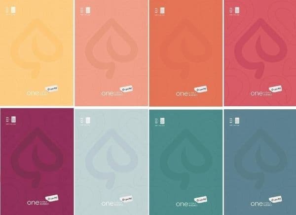 Notebook A5/60K grid One color (10pcs) MAR MAR