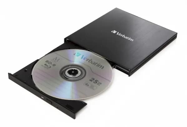 Extern slimline Blu-ray-brännare/USB 3.1 med USB-C-anslutning