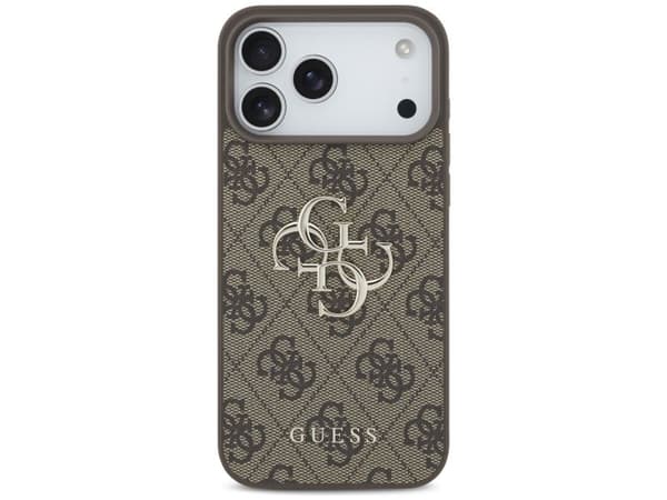 Guess 4G Big Logo Case for iPhone 17 Pro Max / 18 Pro Max - Brown