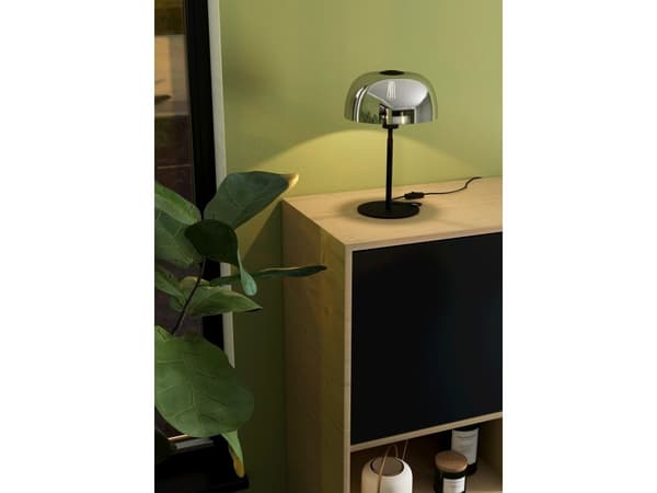 EGLO SOLO 2 bordlampe E27 sort/sort-transparent