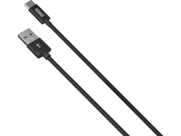 Sencor USB-A - USB-C 2 m USB-kaapeli musta (YCU 302 BK)