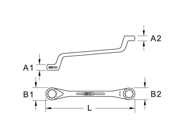 KS Tools 963.7403 9637403 Rengasavaimet