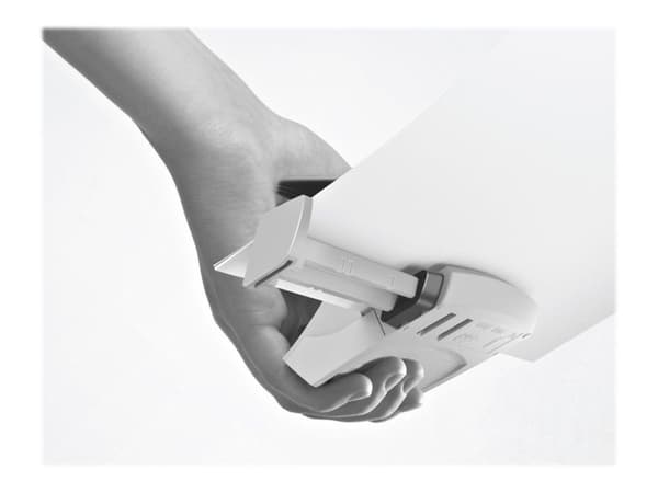 Leitz Mini WOW 2-håls vit för 10 ark