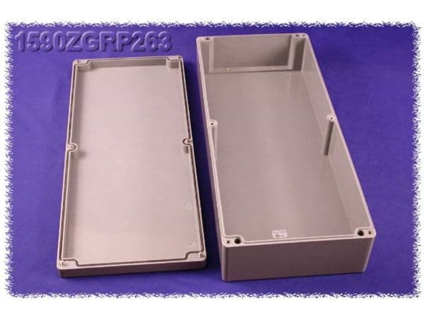 Hammond Electronics 1590ZGRP263PL Insert teräslevy Luonto 1 kpl
