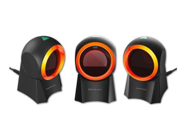 Qoltec stationär 1D | 2D streckkodsläsare