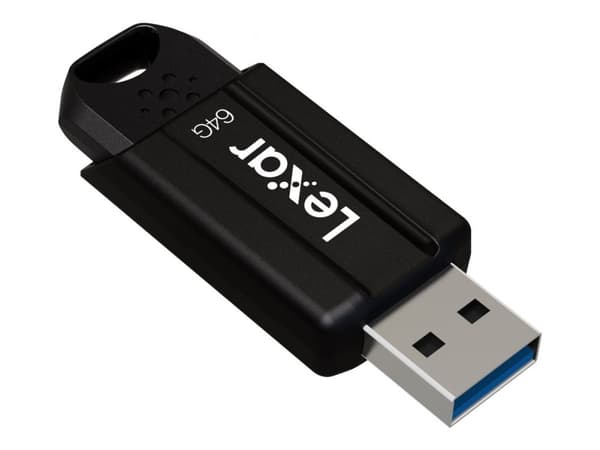 Lexar JumpDrive S80 - USB-flashdrive - 64 GB - USB 3.1 - sort