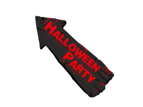 HALLOWEEN PARTY skylt