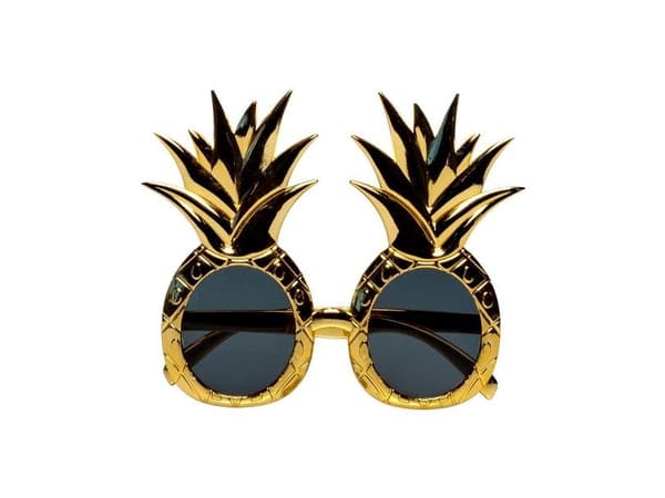 Guld ananas briller