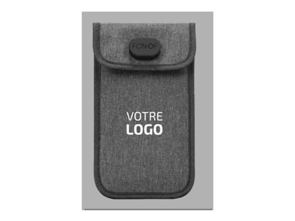 FONOF ECO LOCKABLE & SIGNAL-BLOCKING SMARTPHONE POUCH 7'' GREY