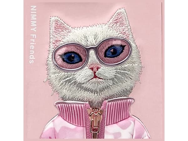 Nimmy Cool&Cute 2.0 kattedeksel til iPhone 16 Pro - rosa