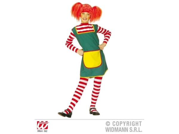 Pippi-kostym för flickor