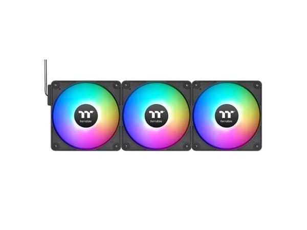 Thermaltake CT120 EX Reverse ARGB Sync - Insert tuulettimella - 120 mm - musta (3 kpl)