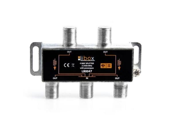 Signaldemper/Splitter 4-veis (LB0047)