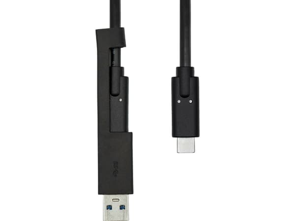 USB-kabel ProXtend USB-A + USB-C til USB-C 1 m svart (USBCWA-001)