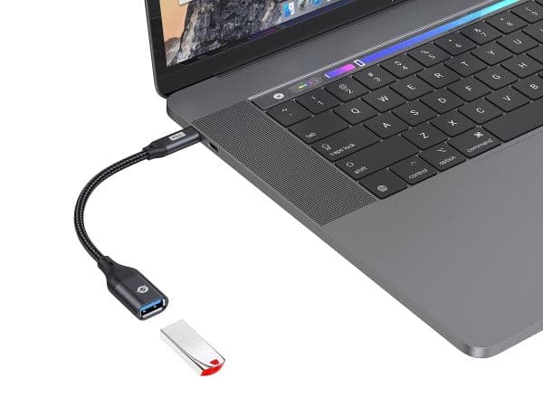 Conceptronic ABBY18B, USB-C, USB-A, Svart