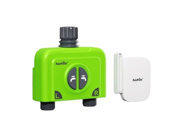 2-soners vanningskontroller med RainPoint WiFi-gateway