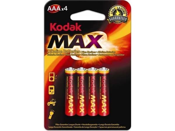 Kodak MAX - Batteri - alkaliskt