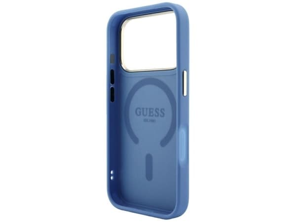 Guess Embossed 4G Classic MagSafe Case for iPhone 17 Pro Max / 18 Pro Max - Blue