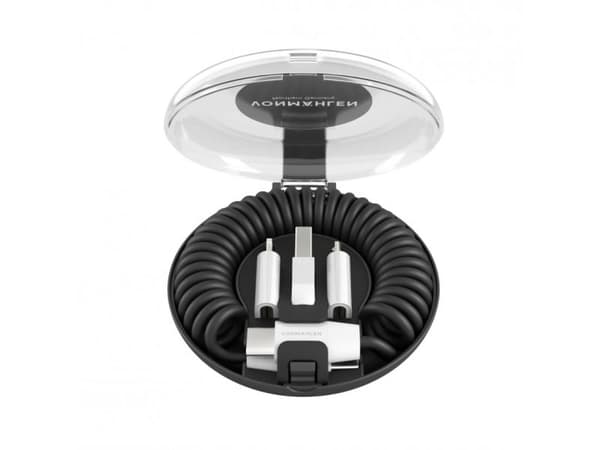 Vonmählen allroundo c, 0,75 m, USB C, USB C, USB 2.0, 480 Mbit/s, Sort