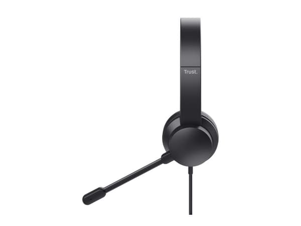 Trust HS-201 - Hodesett - on-ear - kablet - USB-A - svart