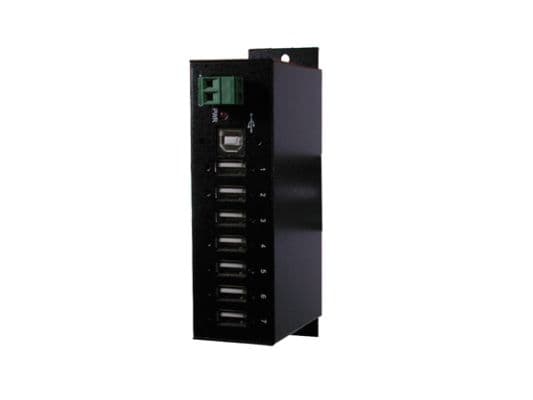 Exsys Ex 1177HMV - Hub - 7 x USB 2.0 - DIN-skinnemonterbar - DC-strøm