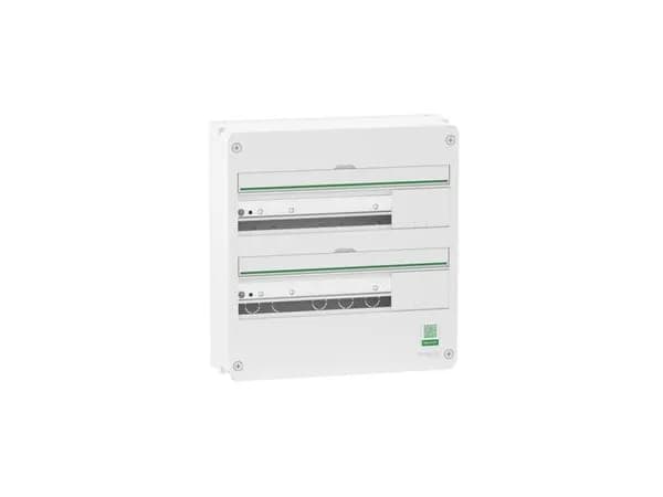 Täcklock Resi9 CX elcentral 2x18 mod vit