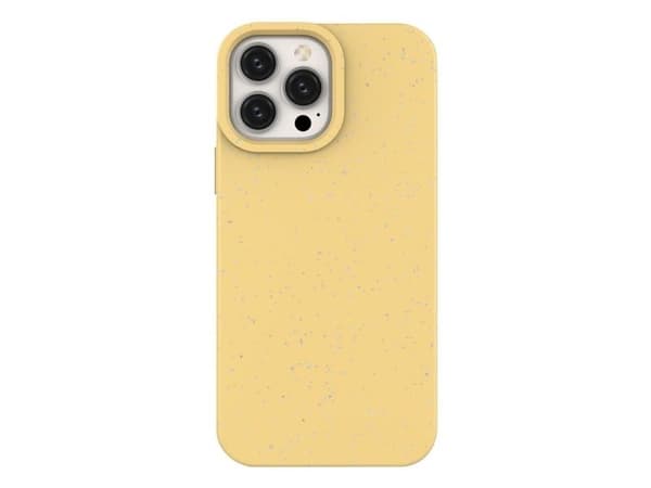 Eco Case iPhone 14 Plus deksel, silikon, nedbrytbart deksel, gul