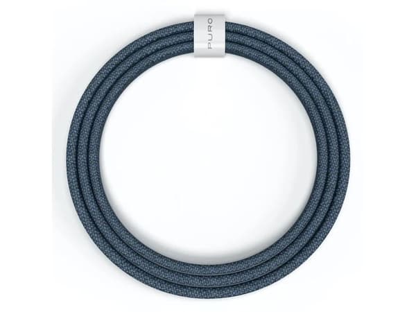 PURO PUCCCFABK415MTDKBLUE, 1,5 m, USB C, USB C, USB 2.0, 0,48 Gbit/s, Blå