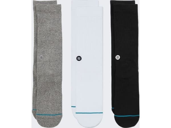 Stance Stance Icon Crew sokker 3 par Multi