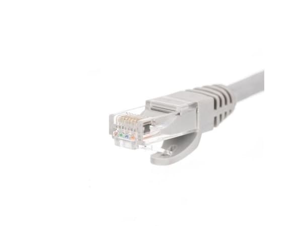 Netrack BZPAT36 patch cable RJ45, 3 m, Cat6, U/UTP (UTP), RJ-45, RJ-45, Harmaa