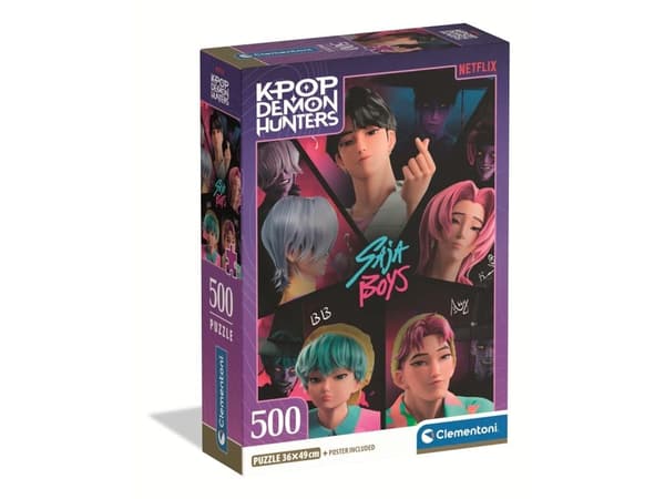 Clementoni Puzzle 500 Compact K-pop Demon Hunters