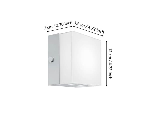 EGLO ALEA 2 vegglampe 320 lm krom