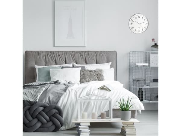 TFA-Dostmann 60.3514, Vägg, Rund, Silver, Vit, Plast, Glas, AA