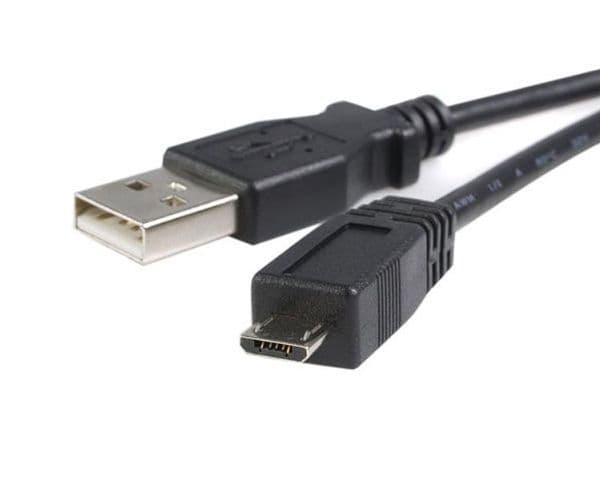 StarTech.com 2 m Micro USB-kabel - A till Micro B - USB-kabel - USB (hane) till mikro-USB typ B (hane) - USB 2.0 - 2 m - svart