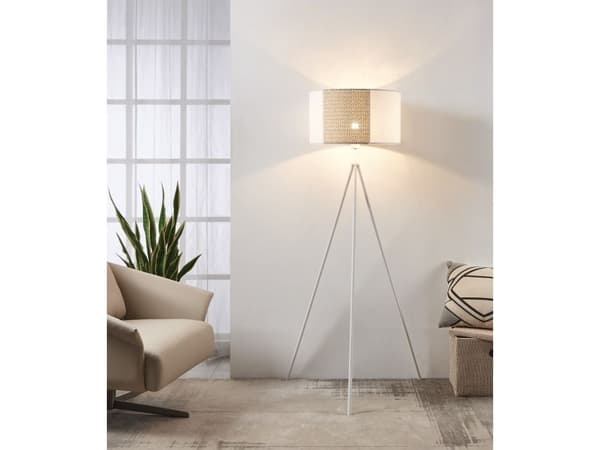 EGLO ARNHEM GOLV E27 VIT/BAST