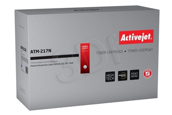 Activejet ATM-217N, 17500 sider, Sort, 1 stykker