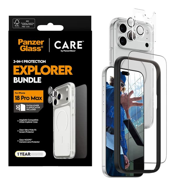 PanzerGlass | CARE by PanzerGlass Flagship 3-in-1 Set iPhone 18 Pro Max