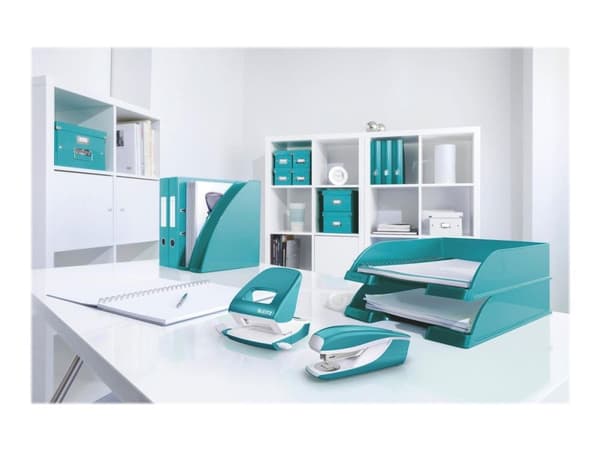 Stiftemaskin Leitz 5502 NeXXt WOW 30 ark Isblå