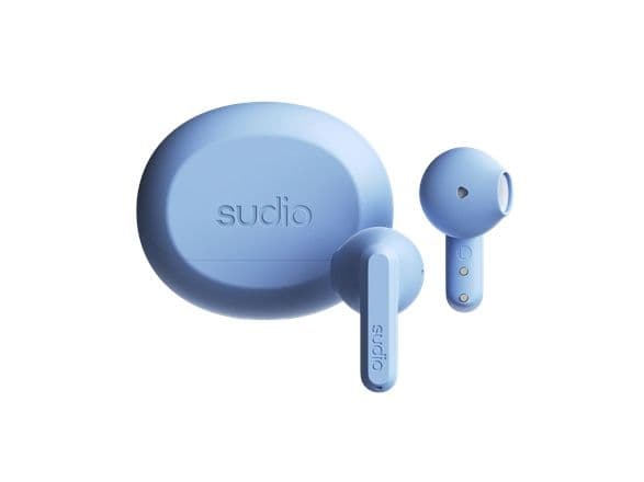 Sudio A3 - True wireless-hodetelefoner med mikrofon - i øret - Bluetooth - blå