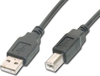 ASSMANN - USB-kaapeli - USB (han) til USB Type B (han) - USB 2.0 - 1 m - lajiteltu