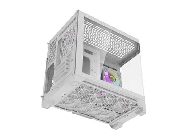 Darkflash Darflash FT418 PC-kotelo + 6 aRGB tuuletinta (valkoinen)