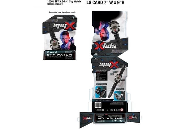 SpyX 6-i-1 Spionklocka