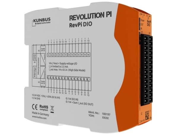 KUNBUS RevolutionPi DIO Digital & Analog I/O Modul (PR100197)