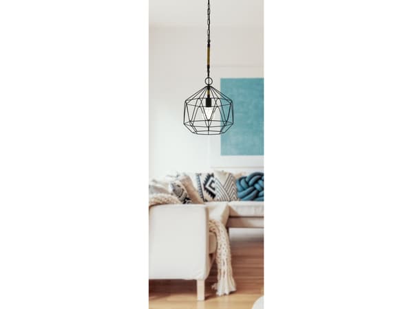 EGLO COTTINGHAM pendel E27 Ø370 sort
