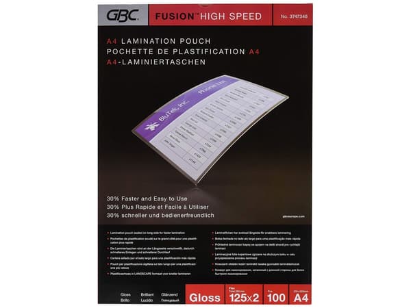 Laminointitasku GBC A4 HiSp 125mic /100